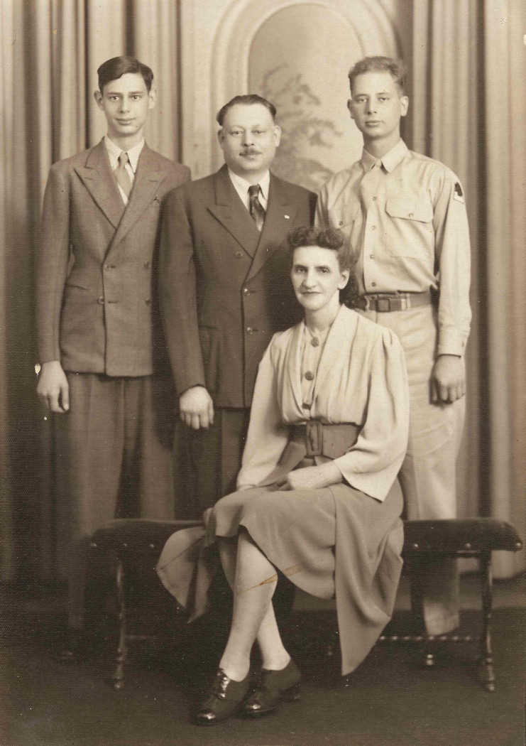 family portrait, Ray on left